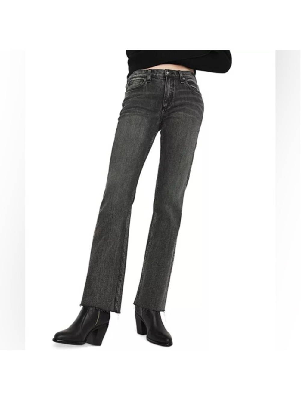 Rag & Bone Peyton Mid Rise Bootcut Sz 25 (13.5”W) Seraphina EUC
